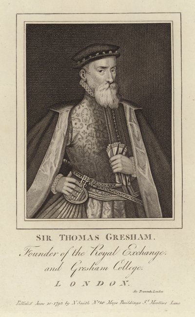 Portræt af Sir Thomas Gresham af English School