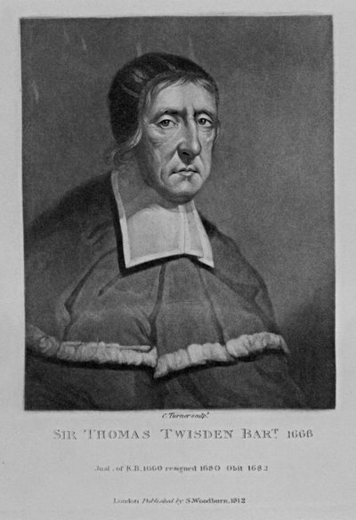 Portræt af Sir Thomas Twisden, fra 