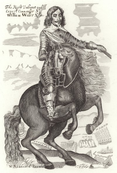 Portræt af Sir William Waller af English School