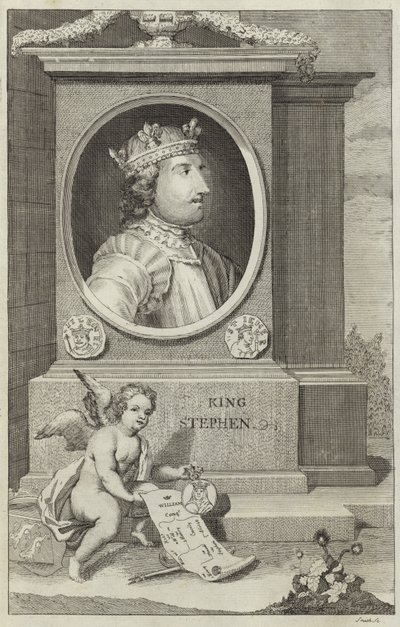 Portræt af Stephen af England af English School