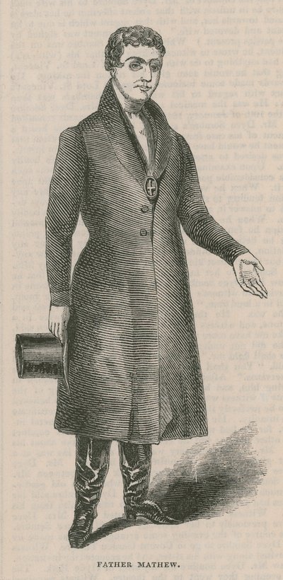 Portræt af Theobald Mathew af English School