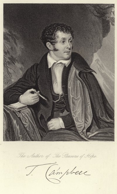 Portræt af Thomas Campbell af English School