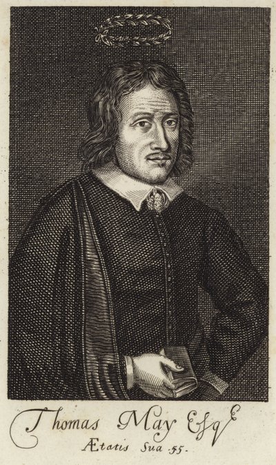 Portræt af Thomas May af English School