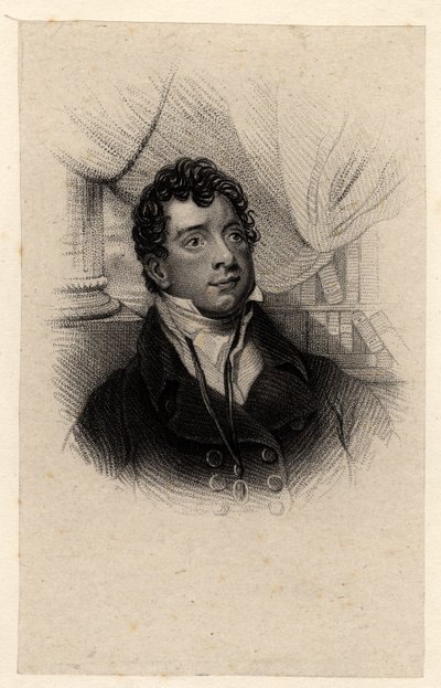 Portræt af Thomas Moore (1779-1852) af English School