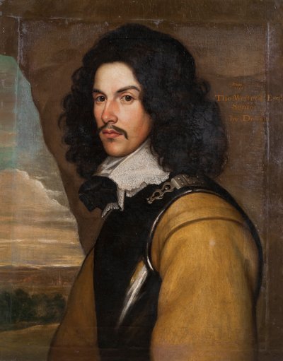 Portræt af Thomas Westrow af Twickenham, Senior, 1643 af English School