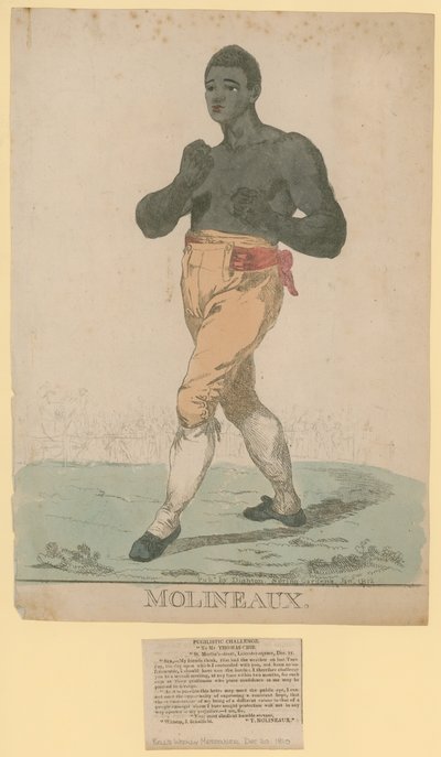 Portræt af Tom Molineaux af English School