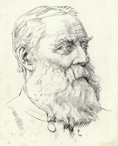 Portræt af Walter Skeat af English School