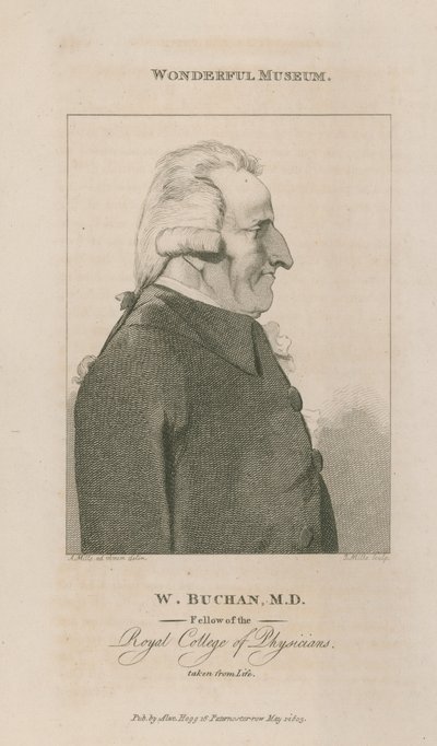 Portræt af William Buchan af English School