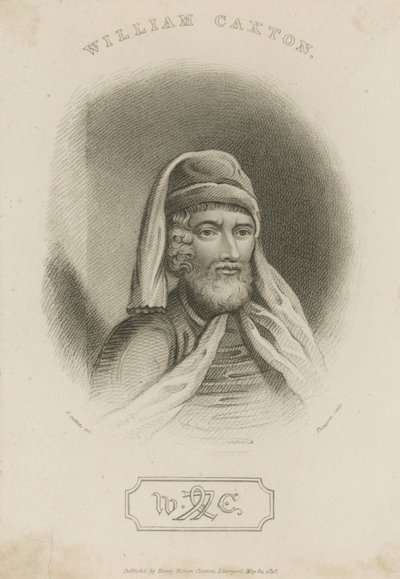 Portræt af William Caxton af English School