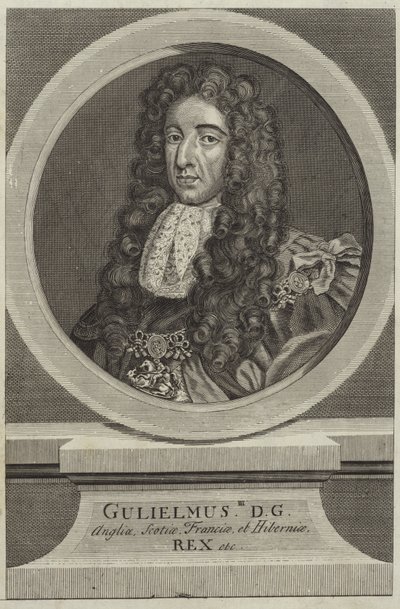Portræt af William III af England af English School