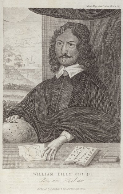 Portræt af William Lilly af English School