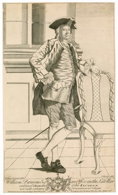 Portræt af William Parsons af English School