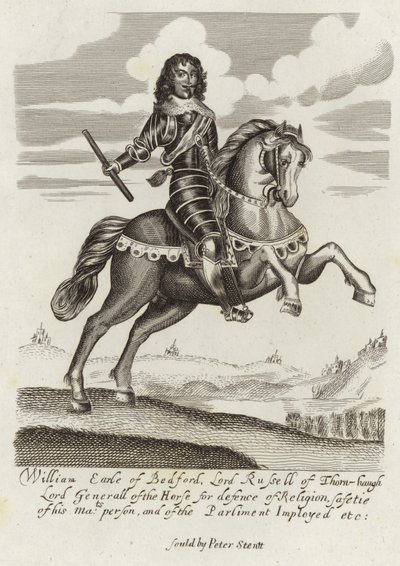 Portræt af William Russell af English School