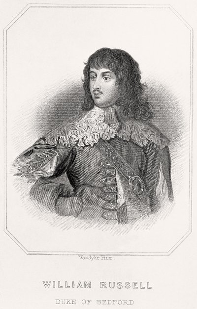 Portrait of William Russell, Duke of Bedford, 1835dani af English School
