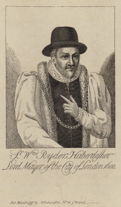 Portræt af William Ryder af English School