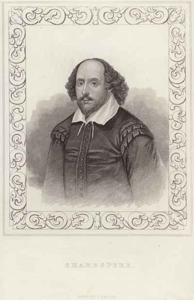Portræt af William Shakespeare af English School