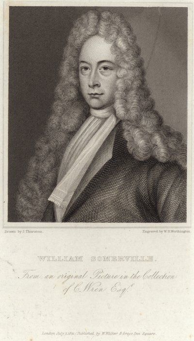 Portræt af William Somerville af English School
