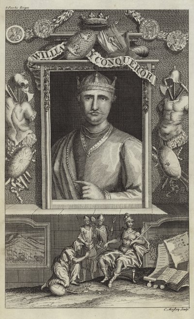 Portræt af Vilhelm Erobreren af English School