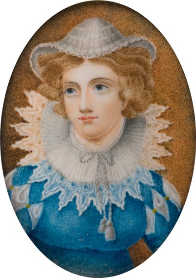 Portrait of a Lady Said to be Mary Queen of Scots, ca. 1800-99 (olie på lærred) af English School