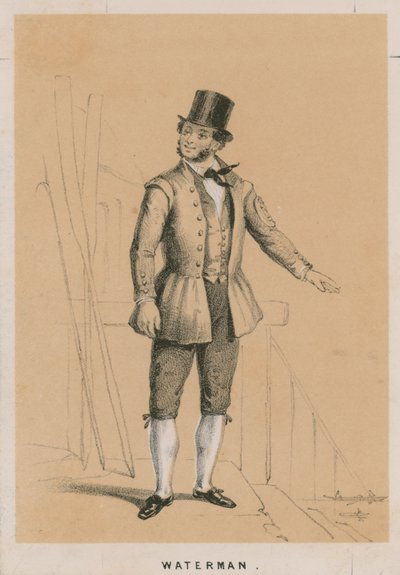 Portræt af en vandmand af English School