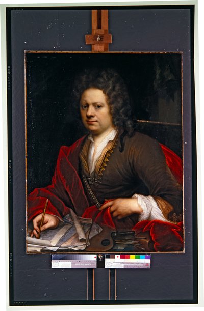 Portræt af en kunstner af English School