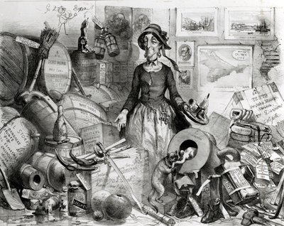 Portræt af den Celebrated Mis(s)-Management respektfuldt dedikeret til hendes beundrere, 1855 af English School