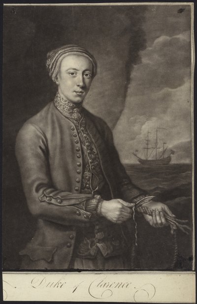 Portræt af hertugen af Clarence af English School