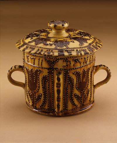 Posset gryde med låg, 1711 (bestik) af English School