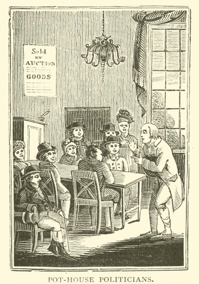 Pottehuspolitikere (træsnit) af English School