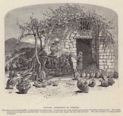 Keramik, Rasheiyet el Fukhar (gravering) af English School