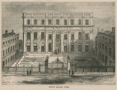 Powis House, London, i 1714 af English School