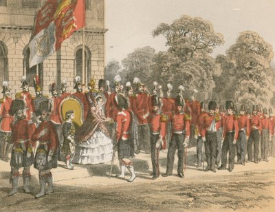 Præsentation af Krim-medaljer af Hendes Majestæt, Horse Guards, London af English School