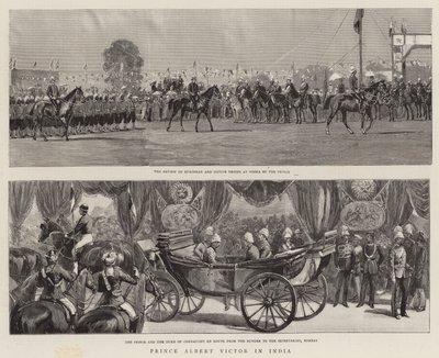 Prins Albert Victor i Indien (gravering) af English School