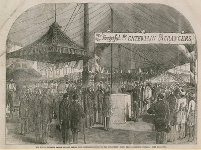 Prins Albert lægger grundstenen til de fremmedes hjem af English School