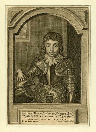 Prins Charles, kommende kong Charles II af English School