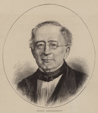 Prins Gortchakoff (kobberstik) af English School