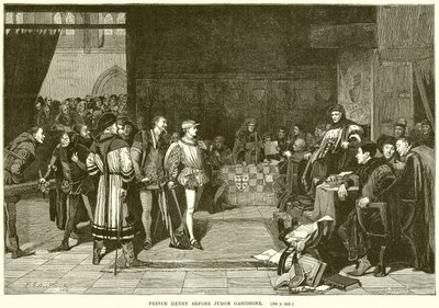 Prins Henrik før dommer Gascoigne af English School