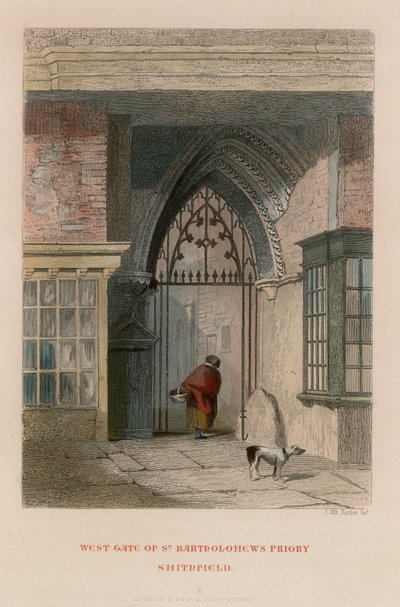Priory of St Bartholomews, Smithfield af English School