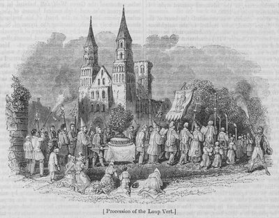 Prozession des Loup Vert von English School