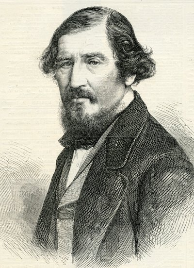 Professor Aytoun (1813-65) fra The Illustrated London News 19. august 1865 (gravering af English School