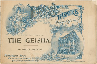 Programomslag til Geishaen af English School