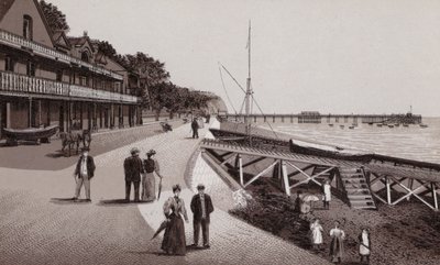 Promenade, Penarth (litho) af English School
