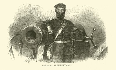 Preussisk artillerist, september 1870 af English School
