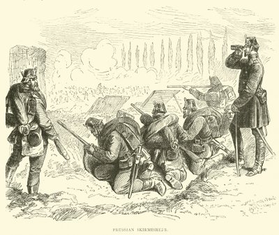 Preussiske træfninger, februar 1871 af English School
