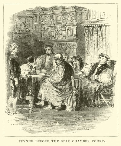 Prynne for Star Chamber Court af English School