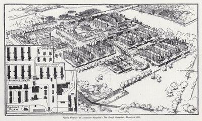 Folkesundhed, et isolationshospital, Brook Hospital, Shooter