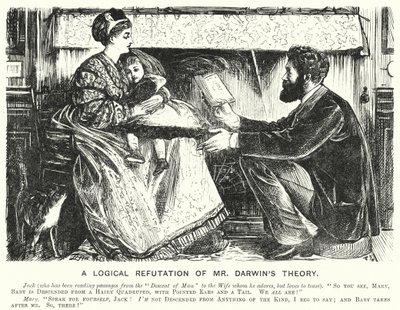 Punch tegneserie: A Logical Refutation of Mr Darwin