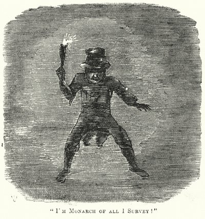 Punch tegneserie: Jeg er Monarch of All I Survey! (gravering) af English School