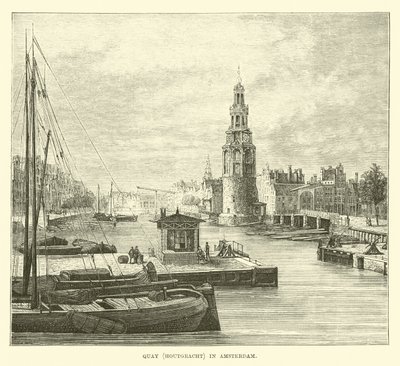 Kaj (Houtgracht) i Amsterdam af English School