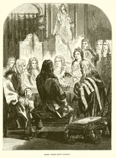 Queen Annes Privy Council af English School